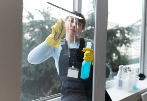 Nettoyage de vitres intérieures et extérieures à Chenières